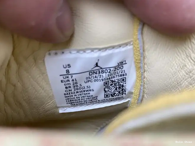 Bmlin Shoes x Union Jordan DN3802-200 Rattan Air 2 0507
